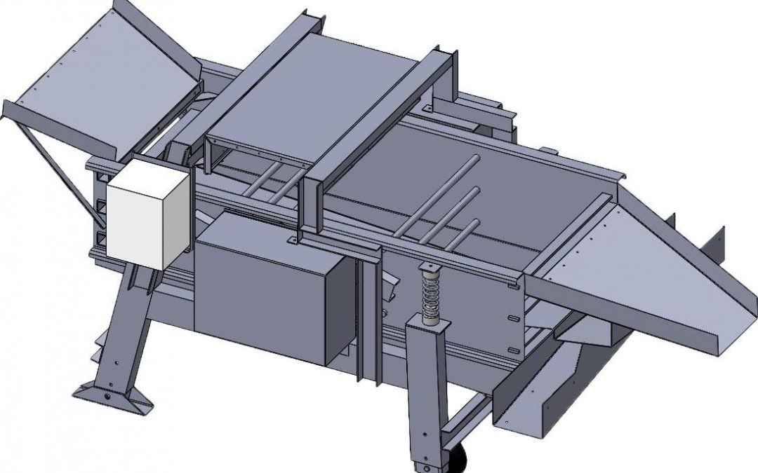 Crible vibrant 3 grilles